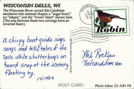 All images Copyright &copy; 1997 - 2000 WriteLine. All Rights Reserved. Robin bird stamp