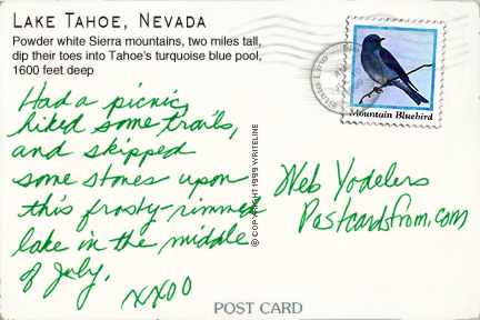 All images Copyright &copy; 1997 - 2000 WriteLine. All Rights Reserved. Mountain Bluebird