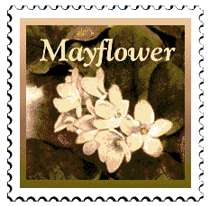 Copyright &copy; 1997 WriteLine. All Rights Reserved. Mayflower stamp